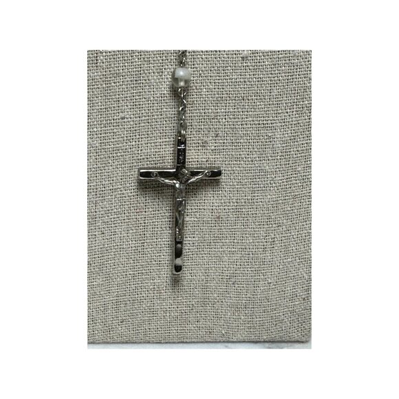 Vintage Italian Rosary with Pope Francis Coat of Arms Case, Made in Italy - Picture 2 of 11